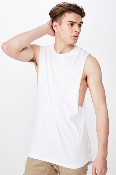 Men's Factorie True Muscle Tank - White