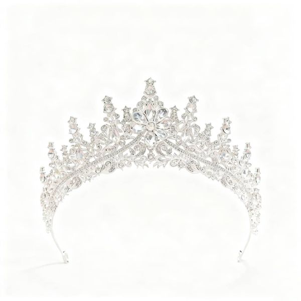 Tiara for Women, Crystal Queen Crowns, Rhinestone Princess Tiaras