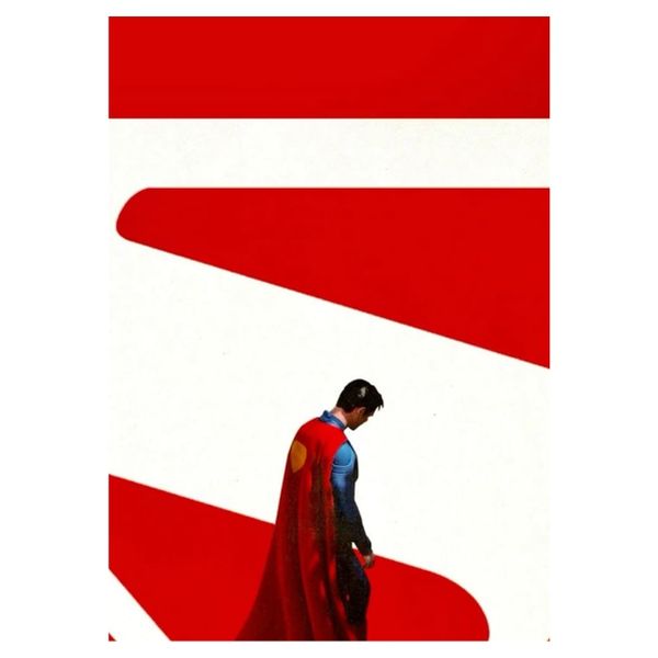 Red Superman Logo - A1 Poster