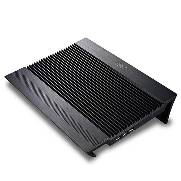 DeepCool N8 17" Black Notebook Cooler With USB Port + 2X 140mm Fans-BK
