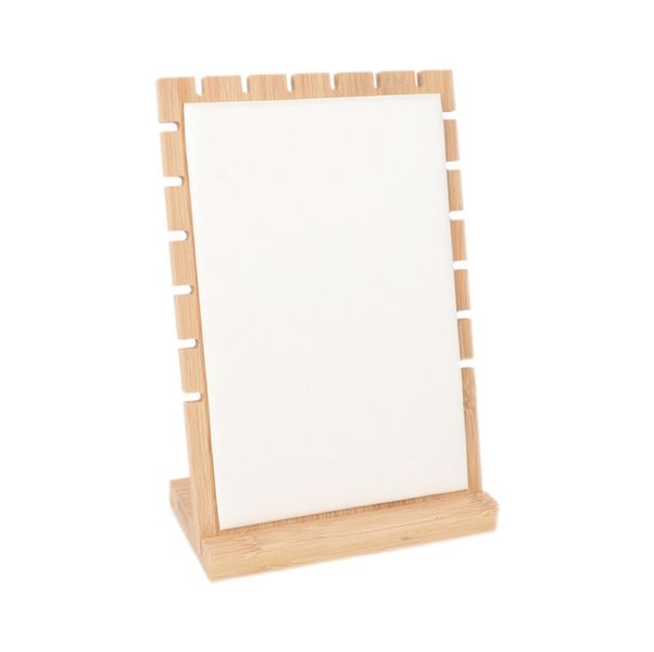 Jewelry Necklace Pendant Display Stand Holder Rack -White