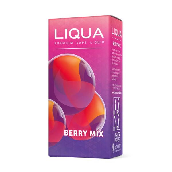 30ml Liqua Premium Vape Liquid - Berry Mix 12MG