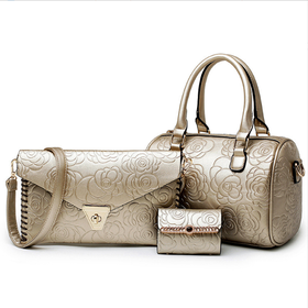 Fashion Embossed Picture Mother Bag Three-Piece Female Bag | Buy Online