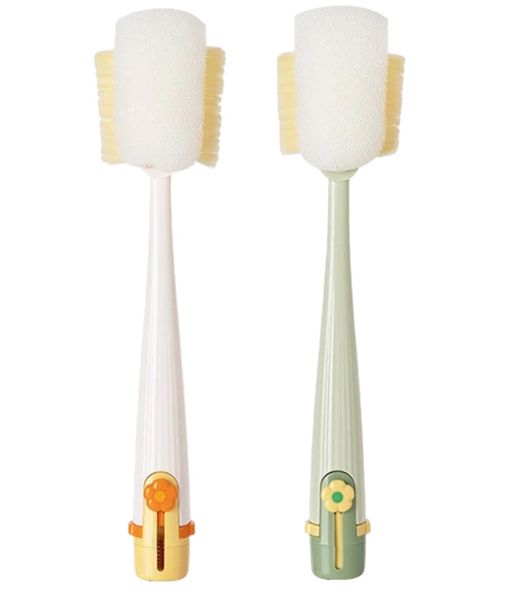 5-in-1 Bottle Cleaning Brush Set, 5 in 1 Water Bottle Brushes for Cleaning,