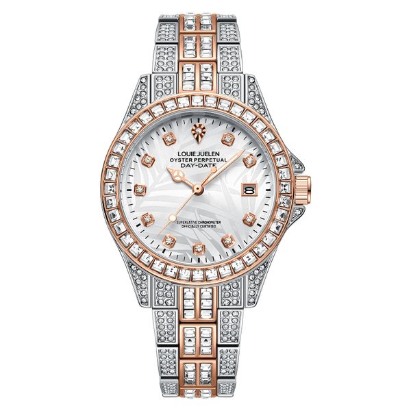 LOUIE JUELEN Women Carbon steel Crystal Leisure, Formal Watch