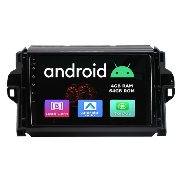Android GPS Navigation Radio With Carplay for Toyota Fortuner 2016 to 2022