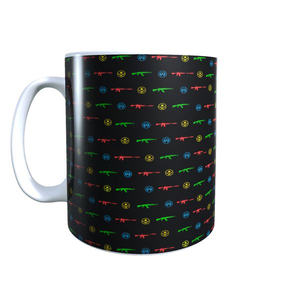AK47 &amp; M4 Pattern - Counter Strike Coffee Mug
