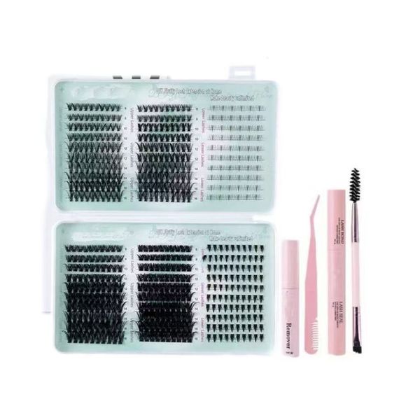 Eyelash Cluster Set 560Pieces To Extend 5-16mm Various Segmented Eyelashes