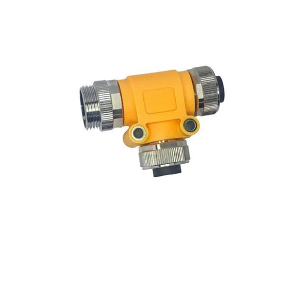 XY-906-UTP-301-ECN: 7/8" 5-Pole "T" Distribution Adapter for Power/Data