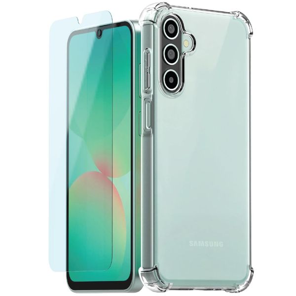 Mobeen Cover + Tempered Glass 2In1 Kit Compatible With Samsung Galaxy A07