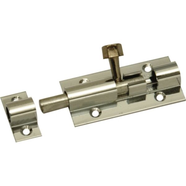 Bulk Pack x 3 Mackie - Bolt Barrel Straight Chrome Plated 50mm