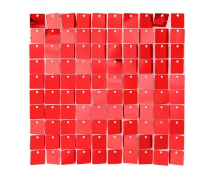 Shimmer Sequin Bling 3D Wall Panel Square Backdrop Decoration 30x30cm