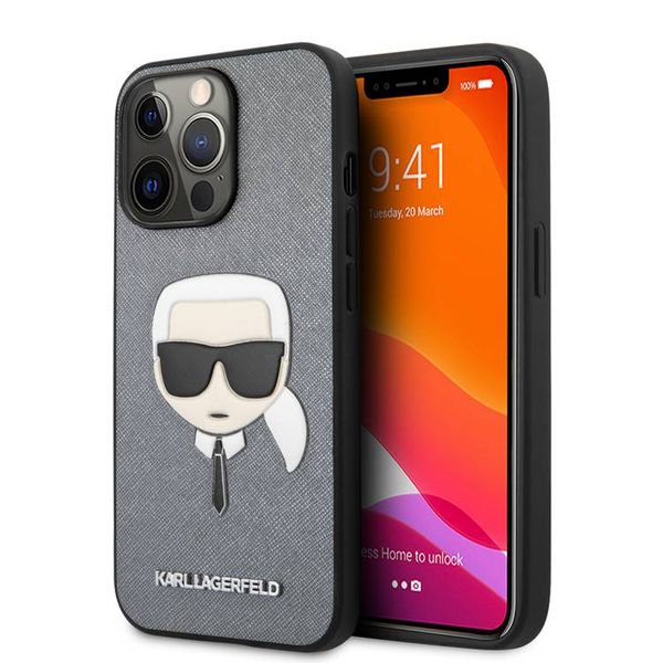 Karl Lagerfeld PU Saffiano Case for iPhone 13 Pro Max