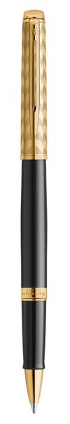 WATERMAN Hemisphere Opera Rollerball Pen Deluxe Black Gold Trim