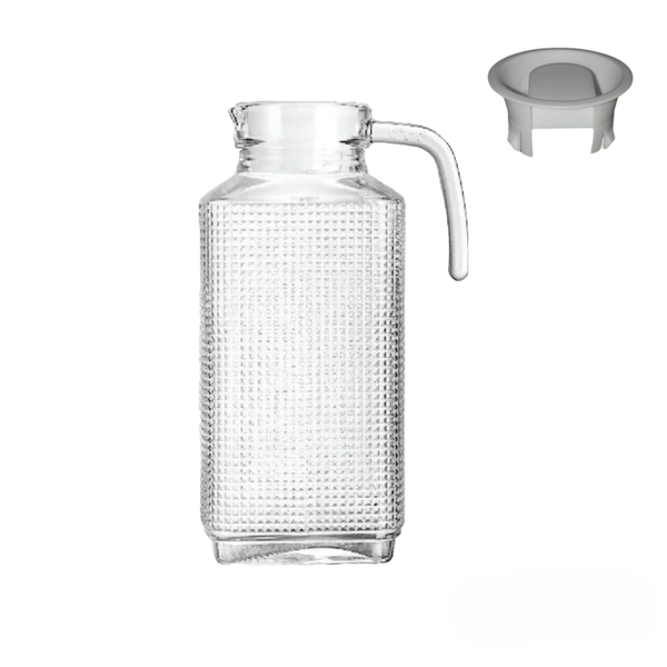 Glass Pitcher 1.8liter With Plastic Lid
