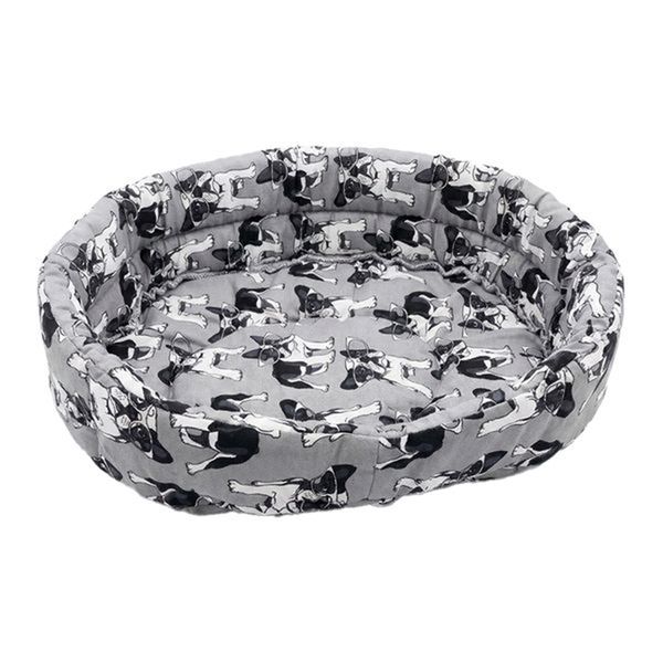 XS/Small Pet Bed for Dogs &amp; Cats (42x34cm) - Various Dog Pattern Designs