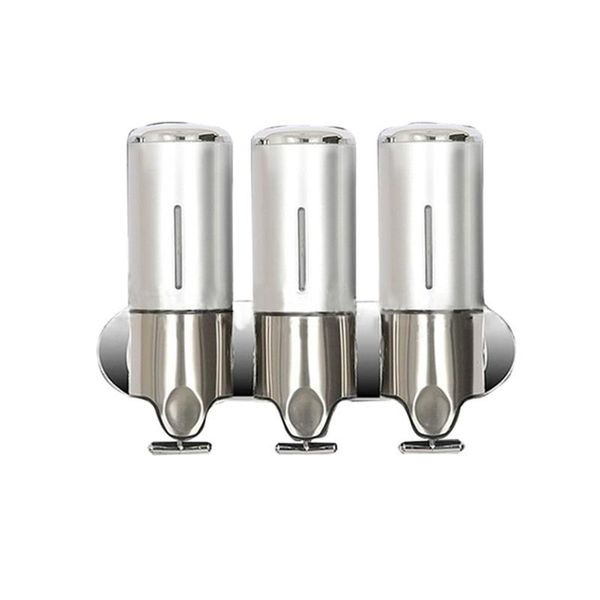 3Pcs Wall Mounted Soap Dispenser Doubts Dispenser Shampoo Dispenser Contain