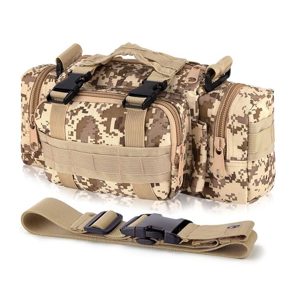Molle Tactical Sport Duffle Bag Water Resistant Deployment Bag