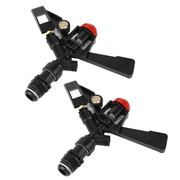 2pcs G3/4" Plastic Garden Irrigation Rocker Arm Nozzle Water Spray Sprinkle