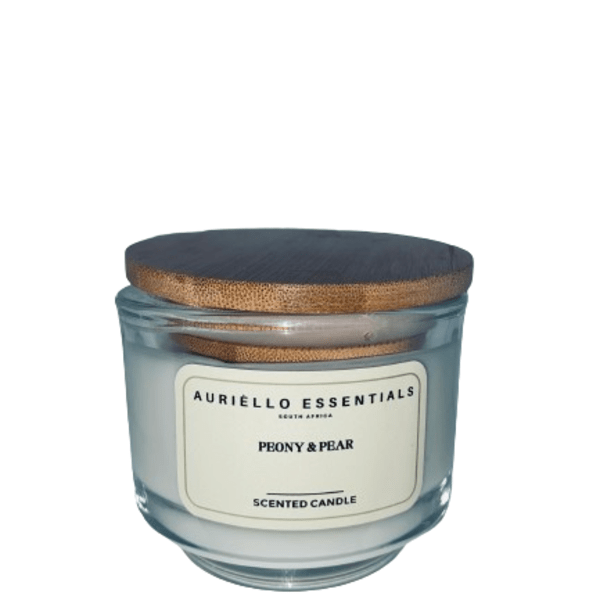 Auriello Essentials - Peony &amp; Pear Scented Candle-212ml