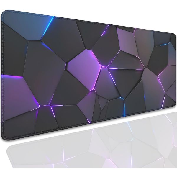 Mouse Pad, Computer Mouse Mat with Anti-Slip Rubber Base, Laptop Desk Pad