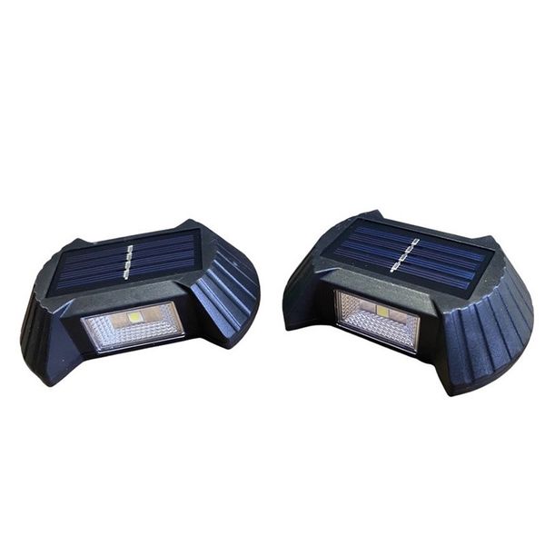 2 Pieces Solar LED Garden Decor Wall Lights