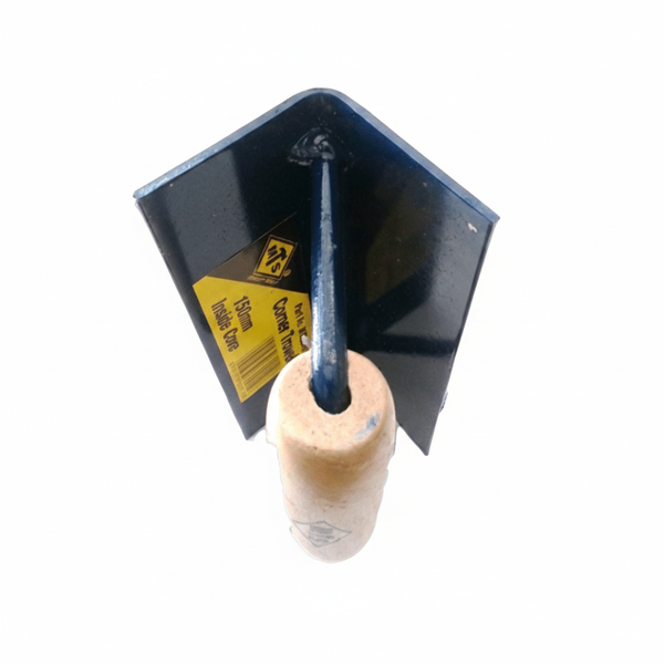 MTS 150mm Corner Inner Cove Trowel with Wooden Handle