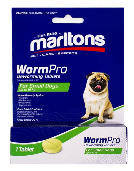 Marltons Wormpro Small Dogs 0.5 - 10kg
