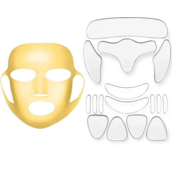 Reusable Silicone Mask Cover And Reusable Anti-Wrinkle Patches