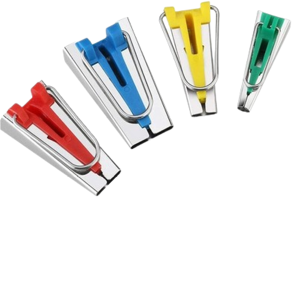 Set of 4 Sizes Bias Tape Maker 6mm 12mm 18mm 25mm