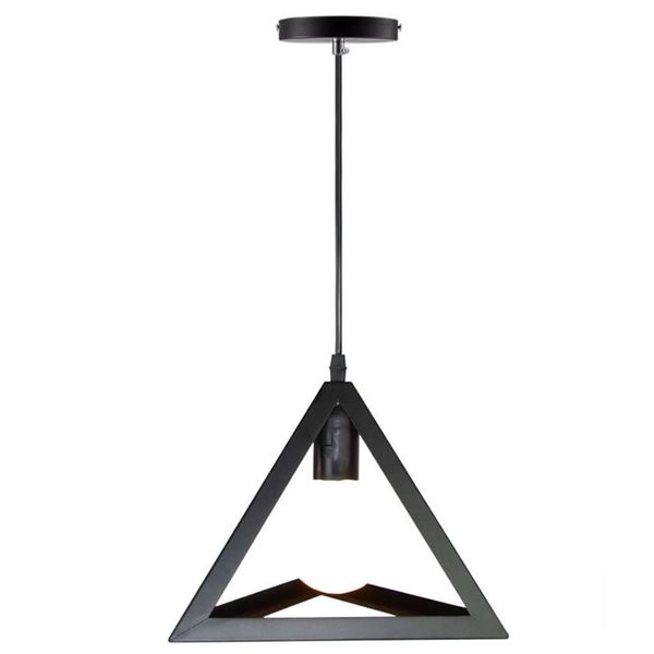 Single Head Pendant Metal Pyramid Pendant Light