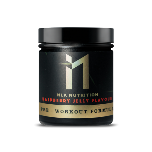 NLA Nutrition - Raspberry Jelly Flavour Pre-Workout Formula - 300g