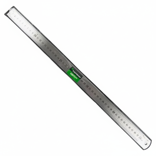 Kaufmann Steel Ruler 600mm - Precision Measuring Tool for DIY &amp; Engineering