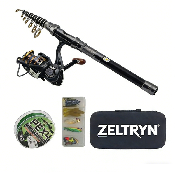 ZELTRYN Portable Long-Casting Sea Fishing Spinning Rod