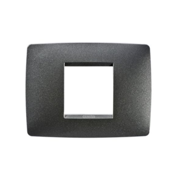 ACDC - Gewiss Slate Grey Chorus One 2-Gang Cover Plate