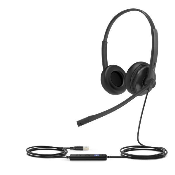 Yealink UH34 Microsoft Certified Dual Headset - USB