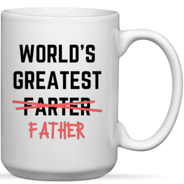 World's Greatest FARTER Birthday Father's Day Christmas Gift Mug