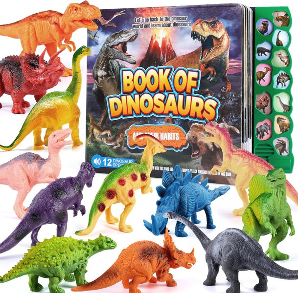 Dinosaur Interactive Dinosaur Sound Book with Magic Water Painting