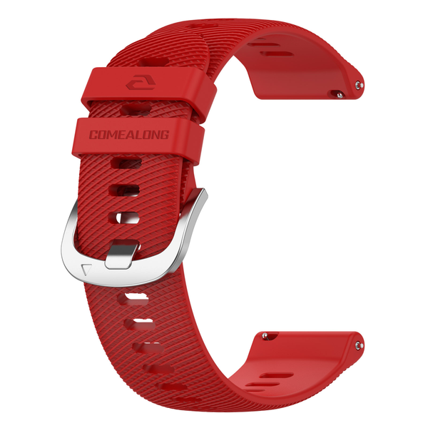 Comealong 18mm Wavy Watch Strap Compatible With Garmin Vivoactive 4S/Venu3S