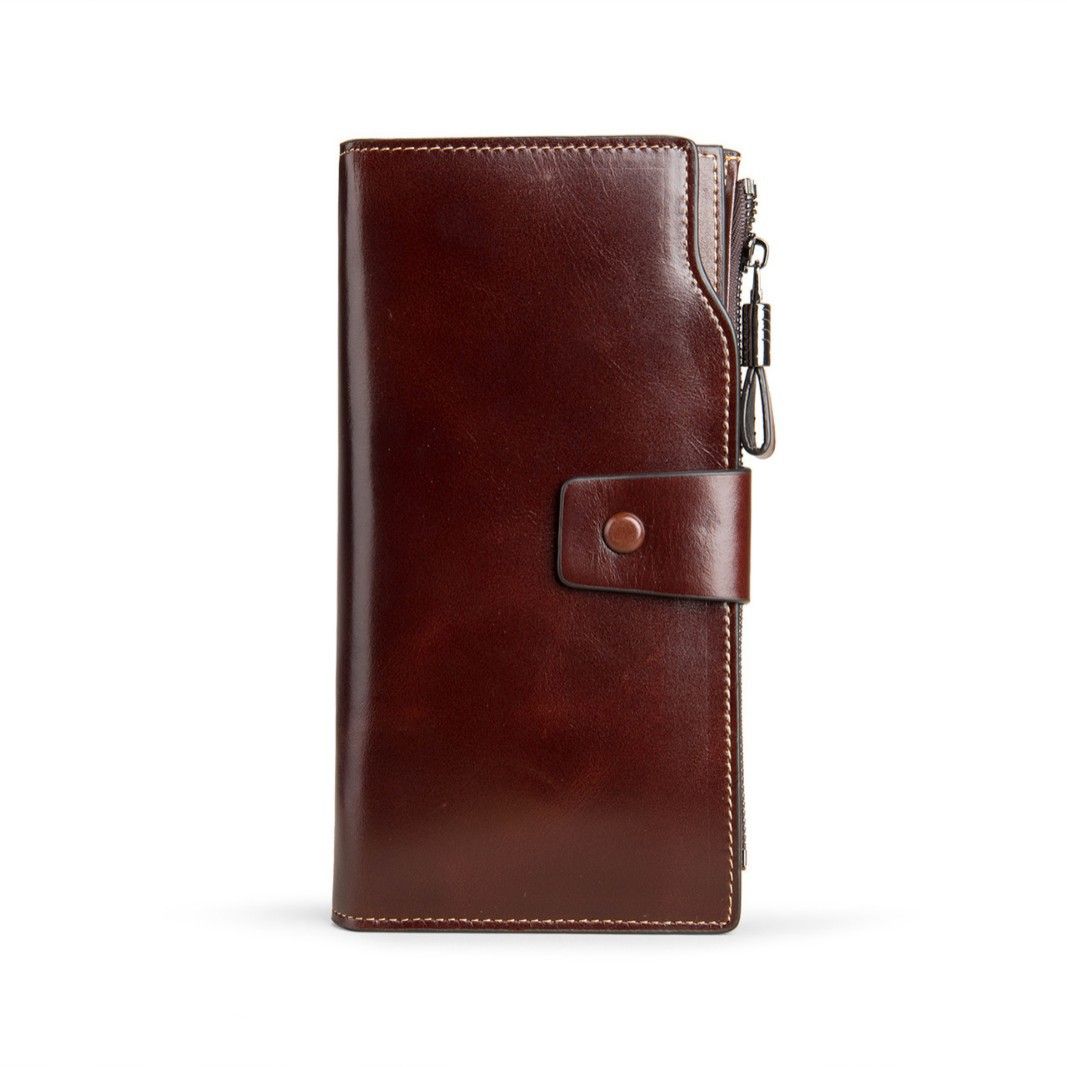 Womens Leather Wallet Rfid Blocking Large Capacity Shop Today Get It