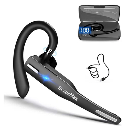 BezosMax Single Open-Ear Wireless Earbuds with Noise Cancellation for Work Image