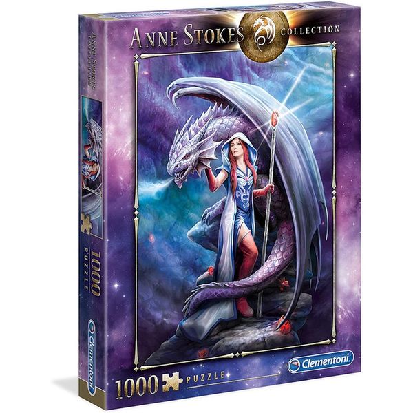 Clementoni 1000 Piece Puzzle - Anne Stokes Dragon