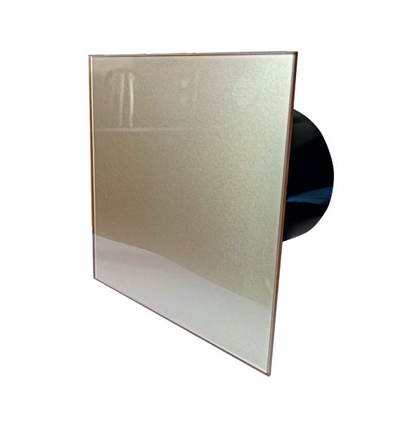 Ventilation Interior Wall Grille 100mm with Luxurious Gold Glass Cover