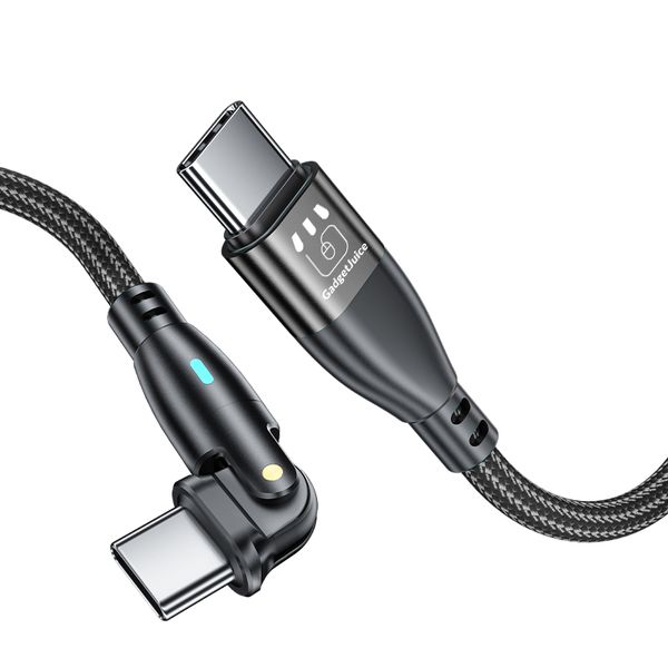 GadgetJuice USB-C to USB-C 100W PD Nylon Braided Cable - 2M