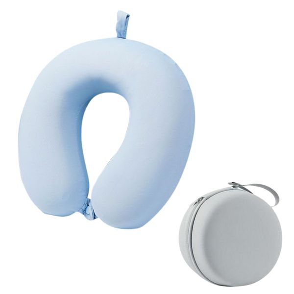 Arfast-Memory Foam Travel Neck Pillow with 360 Ergonomic Support &amp; EVA Case