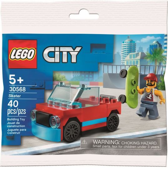 LEGO® City Skater Polybag 30568 Building Toy Cars - 36 Pieces