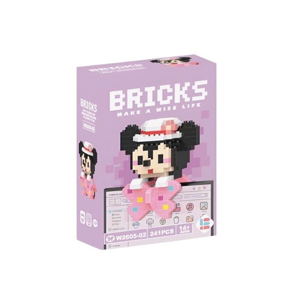 Bricks - Mini Figure Disney Minnie Mouse Building Blocks