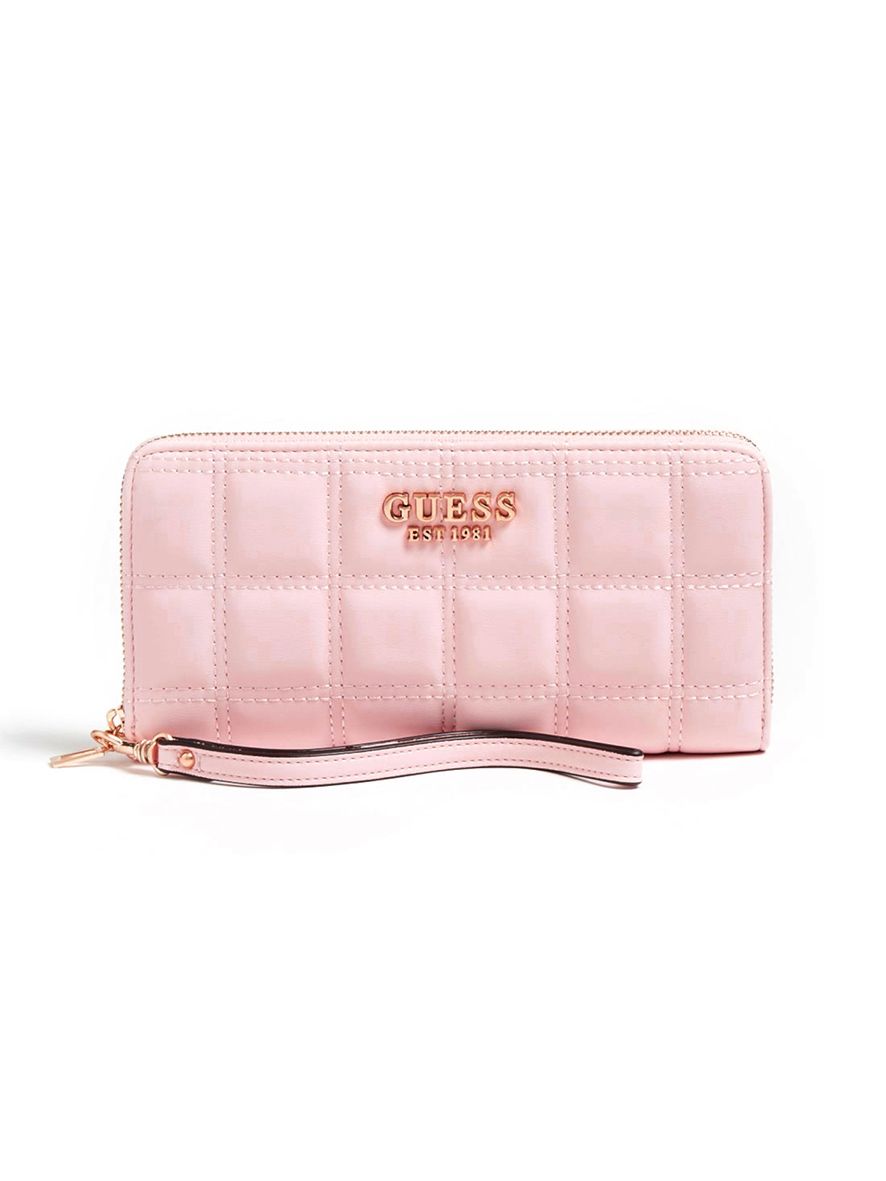Guess Kamina SLG Large Zip Around Wallet Blush Buy Online in South