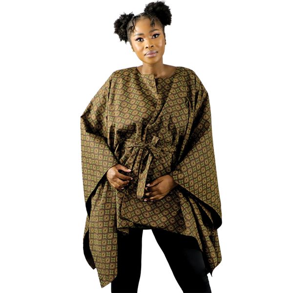 Blazin Brown Shwe Shwe Poncho