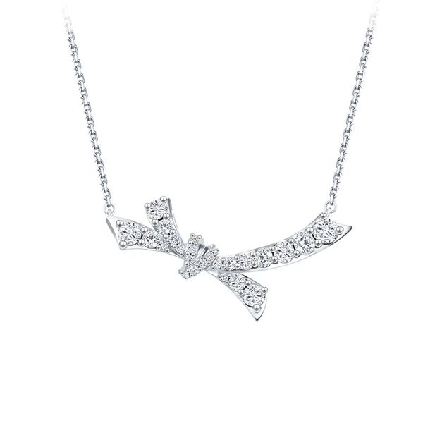 ZELTRYN Moissanite Necklace Womens Fine Work Stone